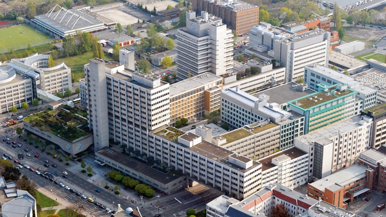 Headquarters of Bayer’s division Pharmaceuticals in Berlin, Germany.