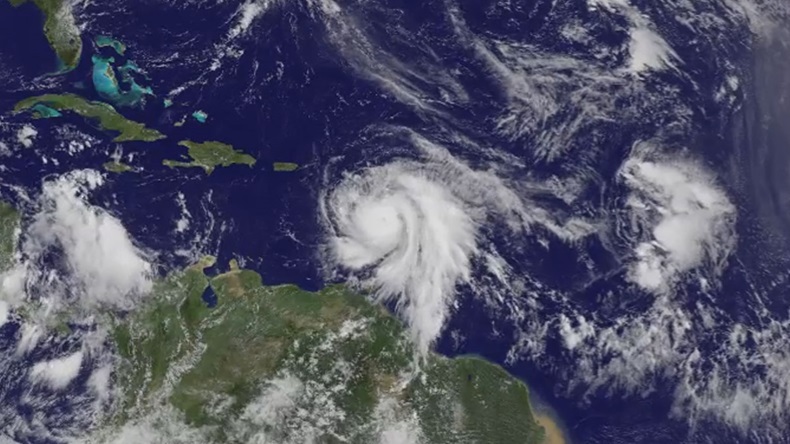 Hurricane Maria approaches Puerto Rico, NASA GSFC 