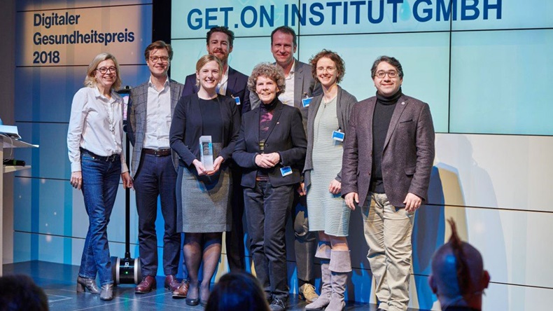 GET.ON team that won the Digital health prize 
