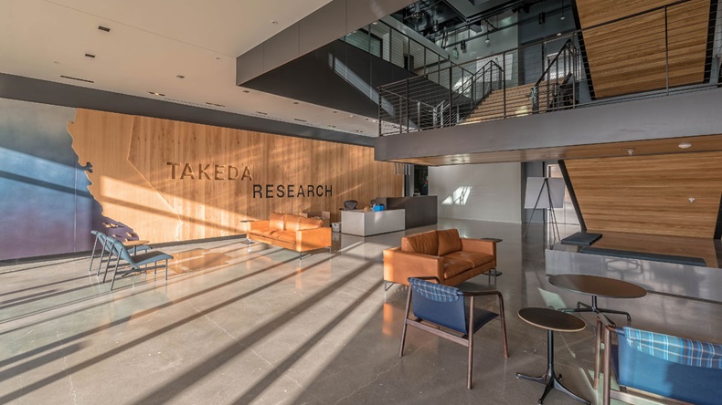 Takeda Research bulding interior 2019
