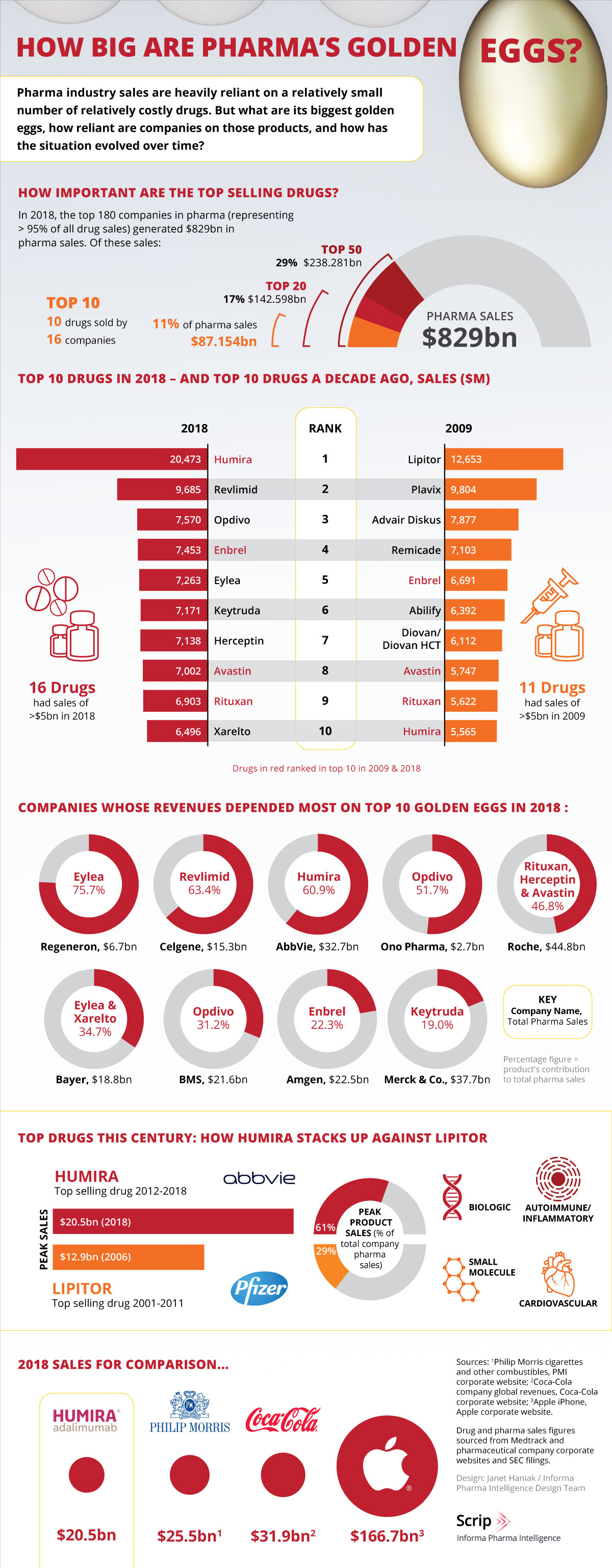 Top 10 Drugs Infographic