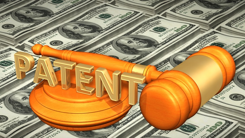 Patent Law Concept 3D Illustration 