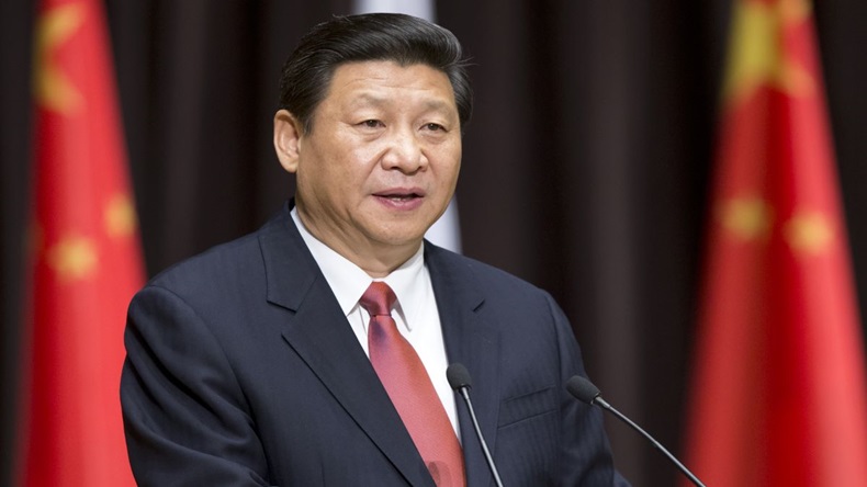 Chinese president Xi Jinping during 2013's meeting in Moscow