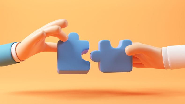 animated hands putting puzzle pieces together