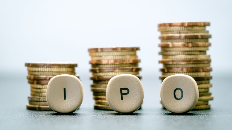 IPO Coins stacked